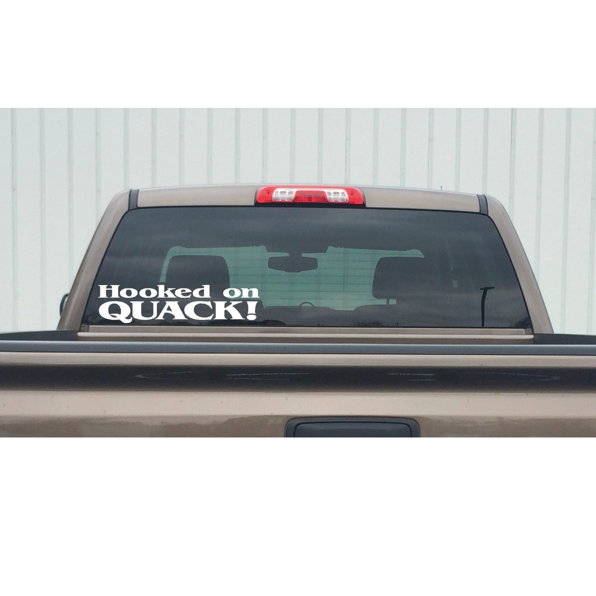 Hooked on Quack! Duck Hunting Decal - Duck Hunting Sticker - 2409