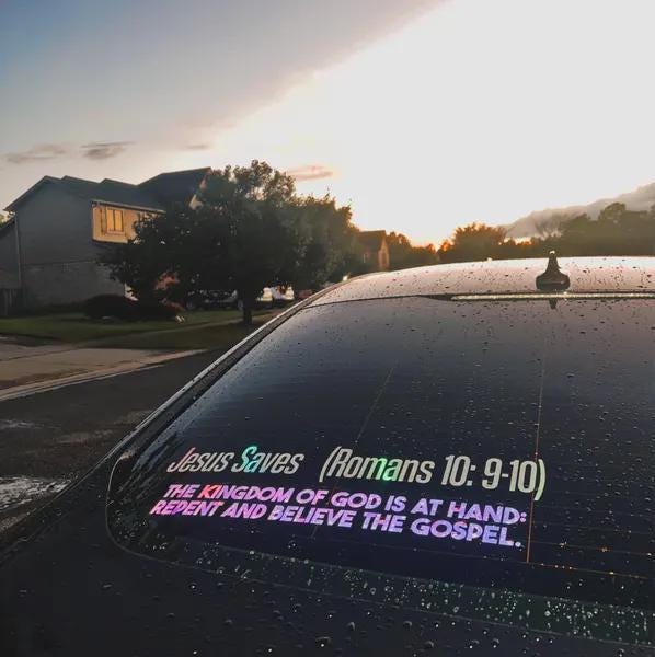 Build Your Own Holographic Custom Text Vinyl Decal w/ Background