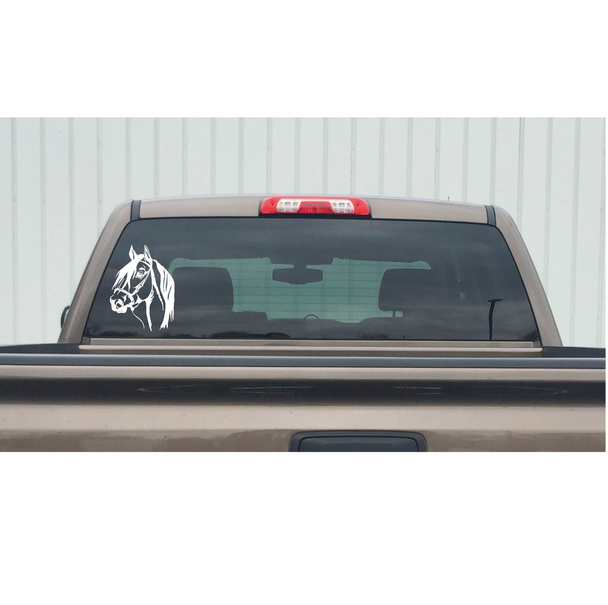 Horse Head Window Decal - Horse Head Window Sticker - 7176