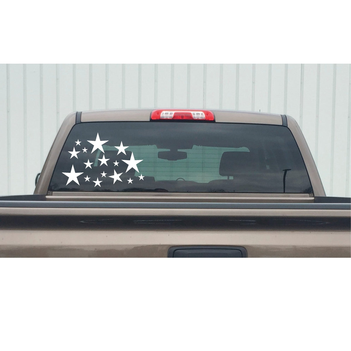 Stars Decal - Circle of Stars Decal – Patriotic 13 Stars Window Sticker – 7270