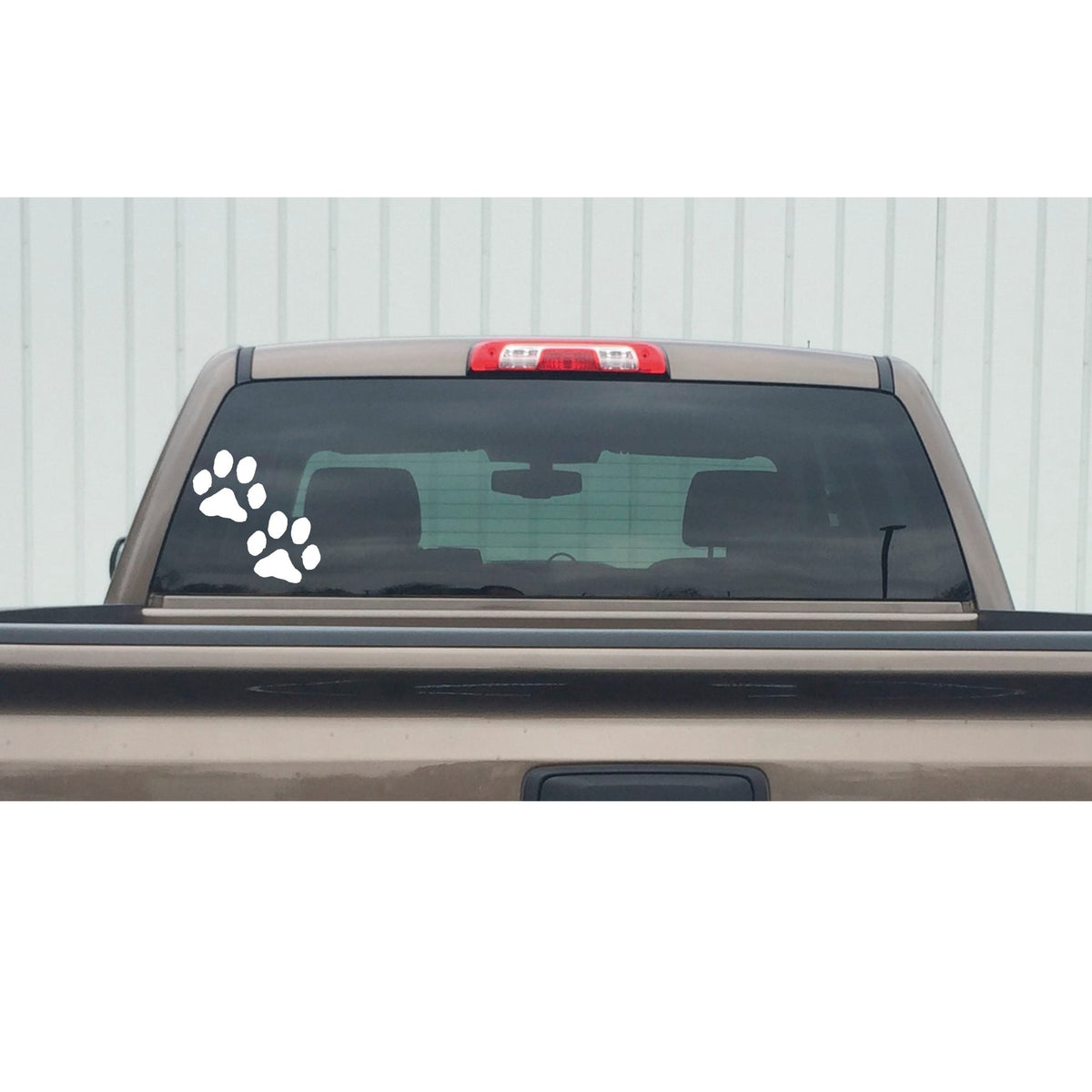 Paw Print Car Decal – Puppy Dog Window Sticker – 7463