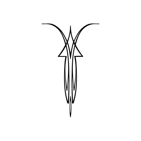 Pinstripes pin stripes lines Car Window Vinyl Decal Sticker Stickers 39