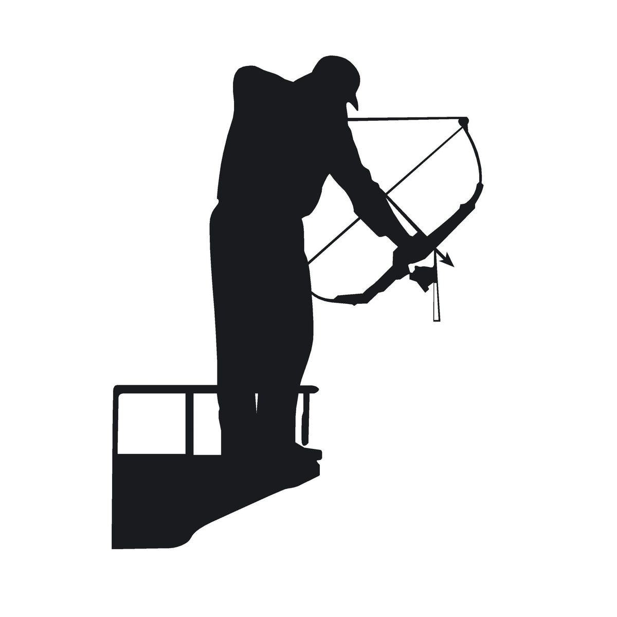 Bowfishing Decal – Bow Fishing from Boat Vinyl Sticker 1229