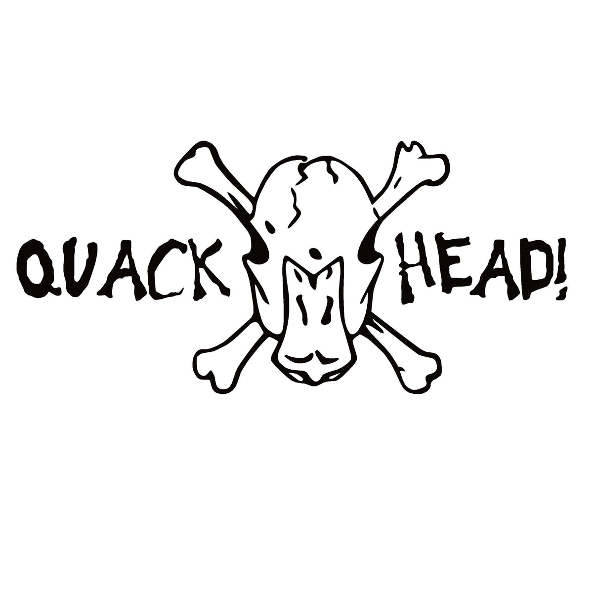 QUACKHEAD! Duck Window Decal -  QUACKHEAD! Duck Window Sticker - 1282