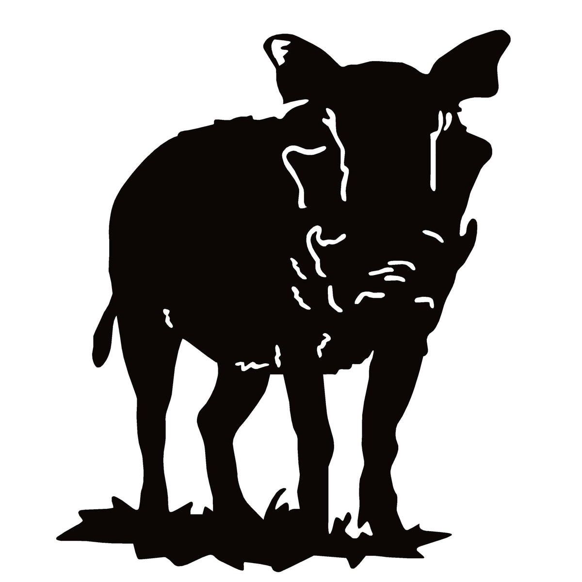 Wild Boar Decal – Warthog Hunting Vinyl Sticker for Trucks – 1289