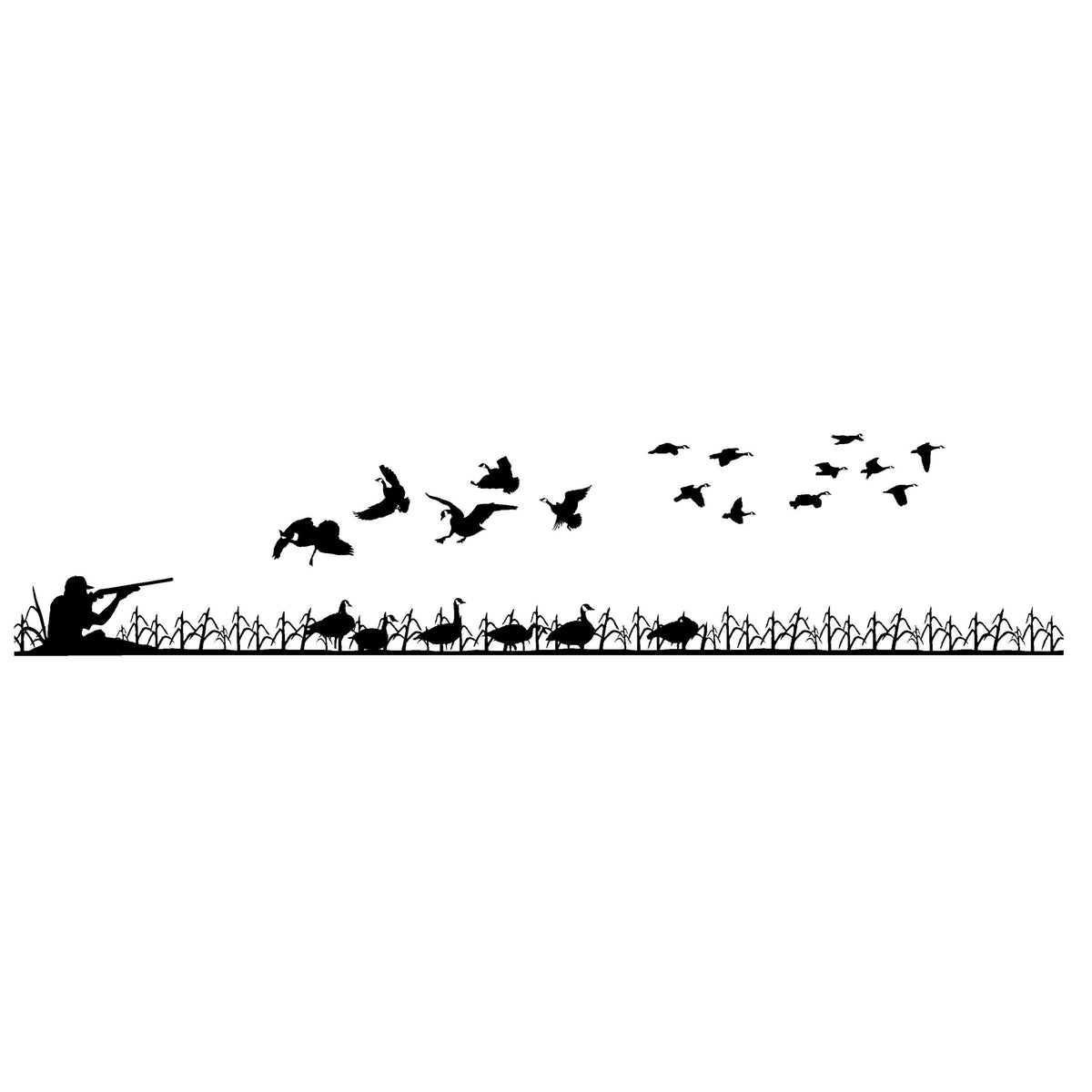 Goose Hunting Field Hunting Scene Window Kit - Truck Window Kit - 1700