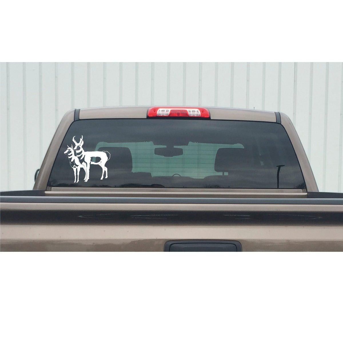 Pronghorn Antelope Pair Decal – Big Game Hunting Truck Sticker - 1901
