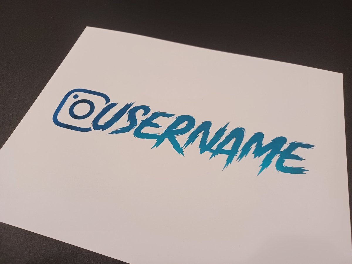 Custom Instagram Decal Vinyl Sticker