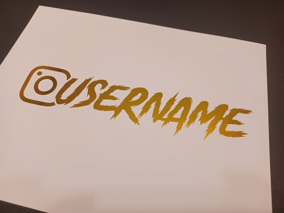 Custom Instagram Decal Vinyl Sticker