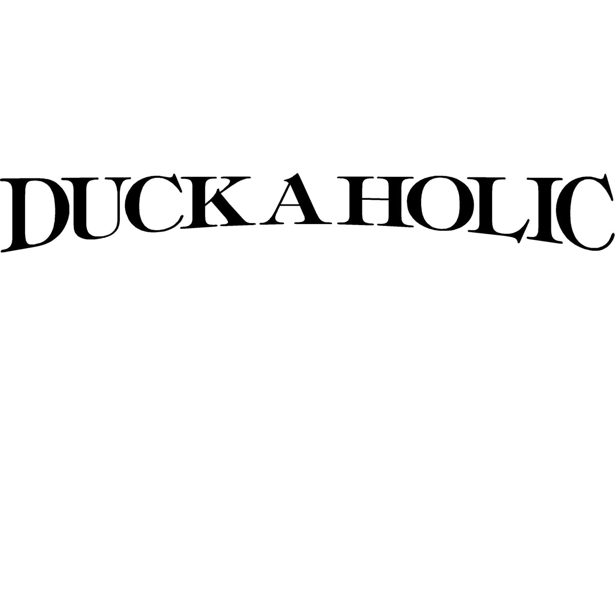 Duckaholic Duck Hunting Decal - Hunting Sticker - 2401