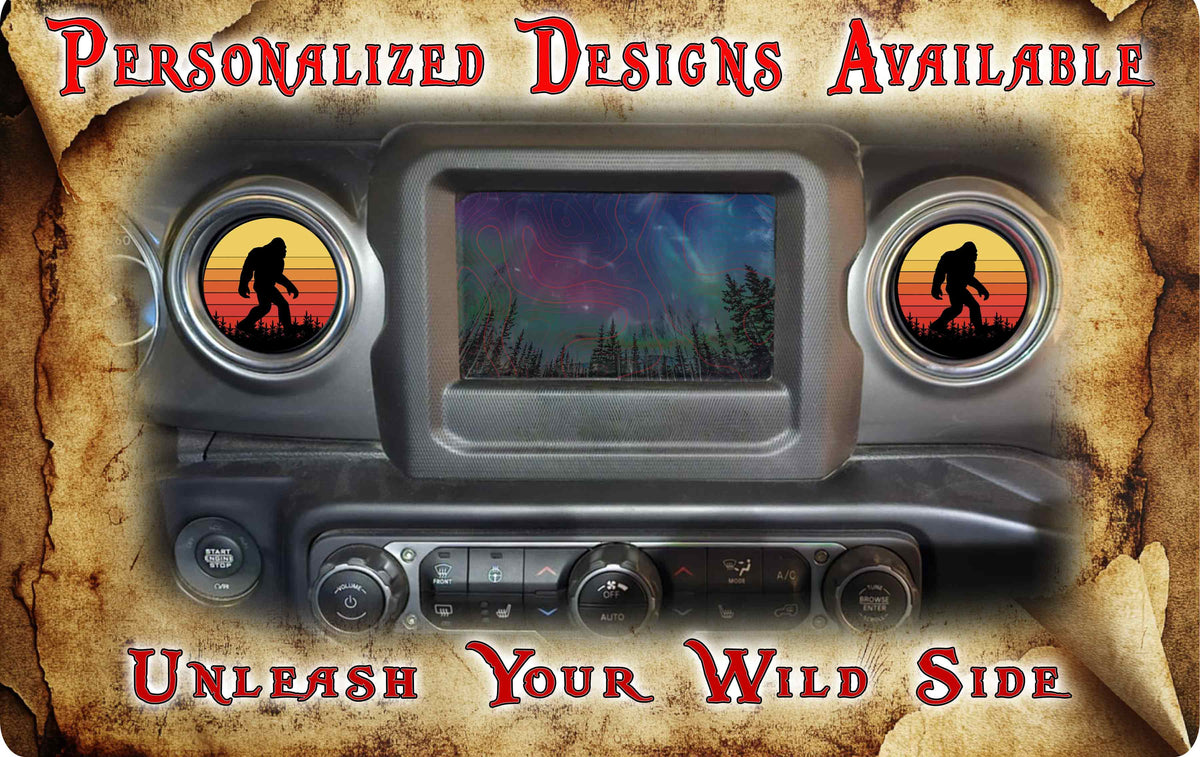 Steering wheel decal Bigfoot decal 144