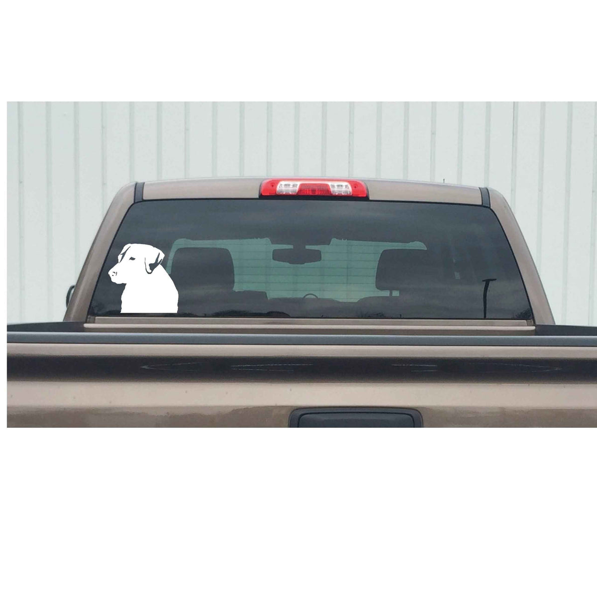 Labrador Head Side View Decal – Black Lab Profile Window Sticker – 3525