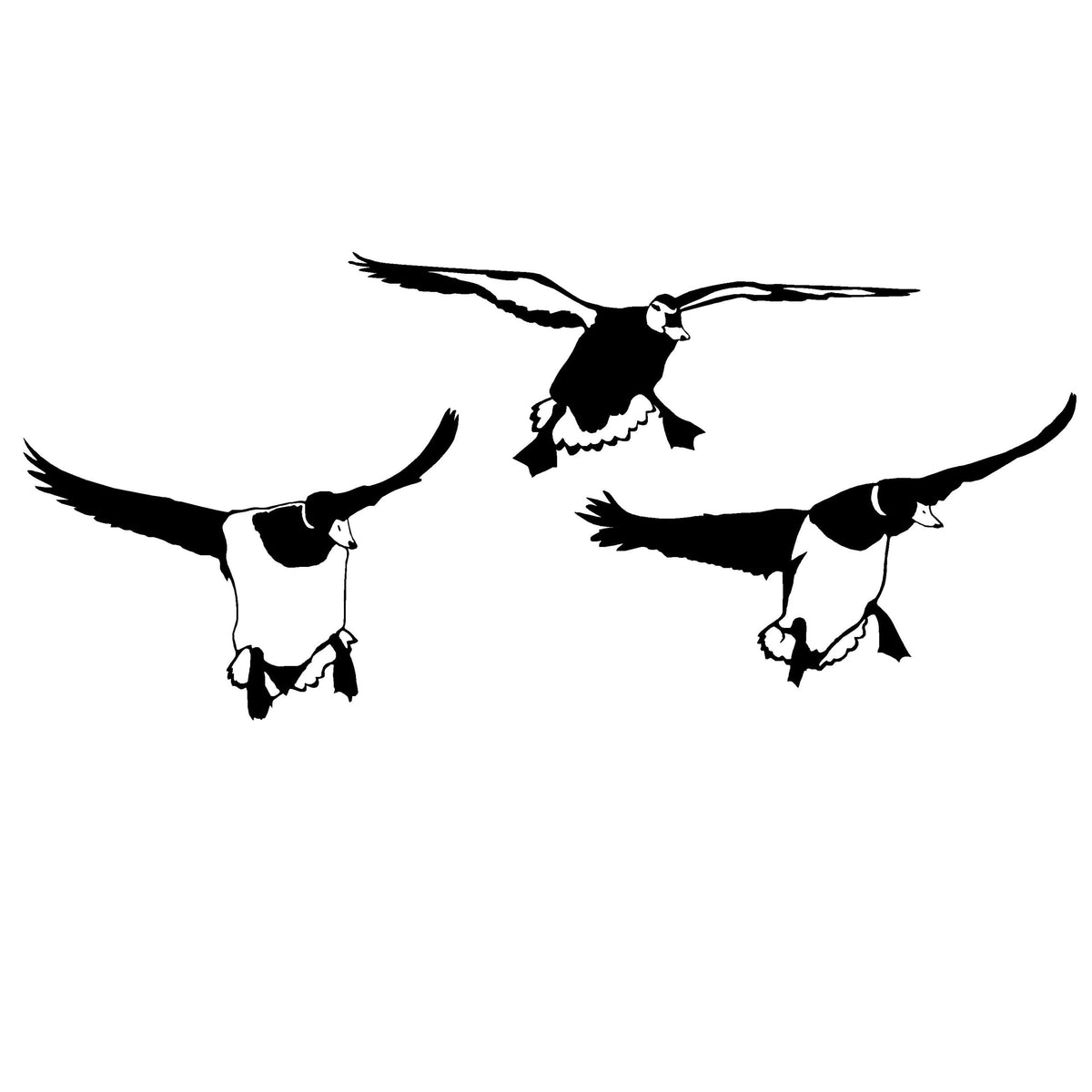Mallards on the Deck Duck Hunting Decal - Hunting Sticker - 5063