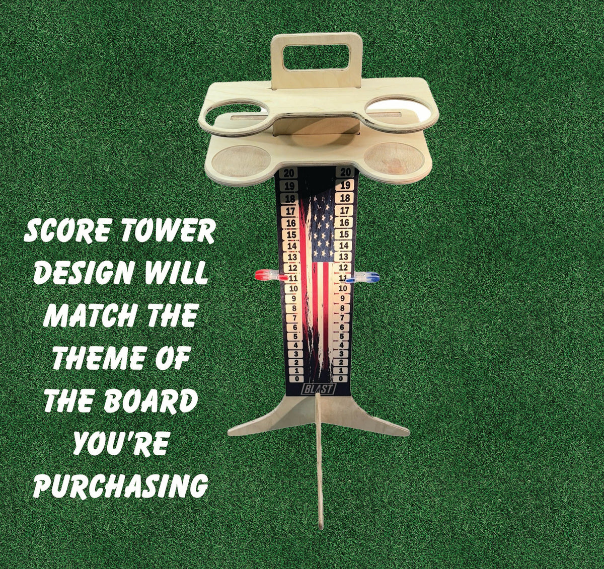 Detroit Football Team Pro Style Cornhole Boards