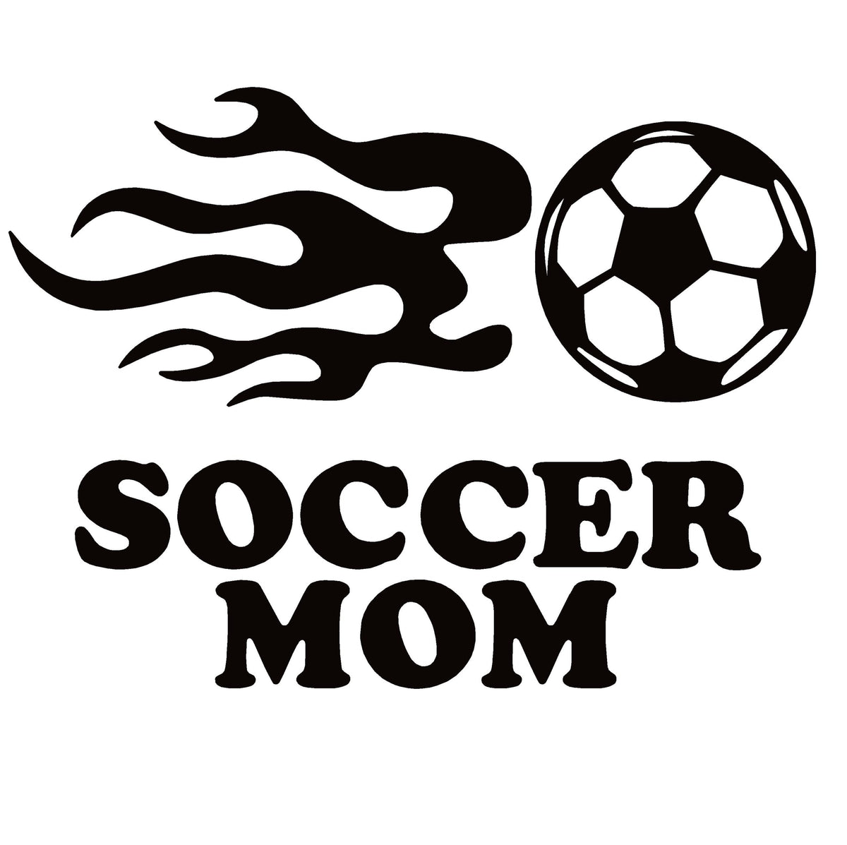 Soccer Mom Car Decal – Bold Vinyl Sticker for Proud Parents – 7136