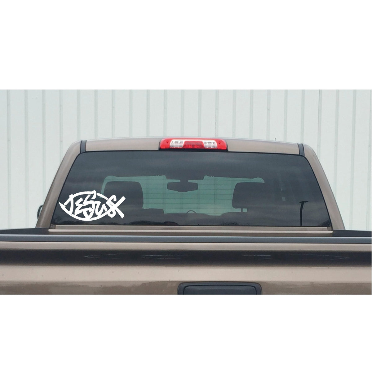 Jesus Fish Decal Jesus Decal Window Sticker - 7152