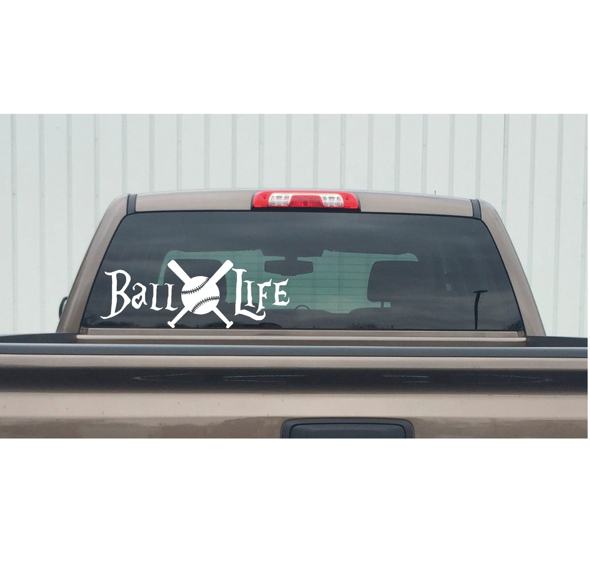 Baseball Ball Life Decal - Baseball Ball Life Sticker - 7171