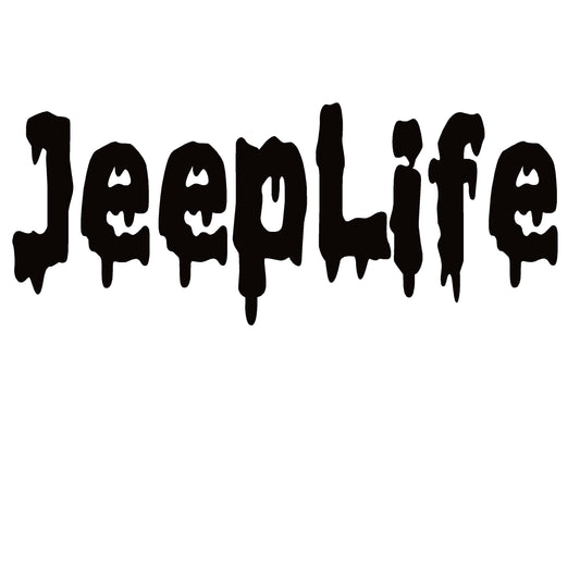 Jeep Life Window Decal -Jeep Life Window Sticker - 7173