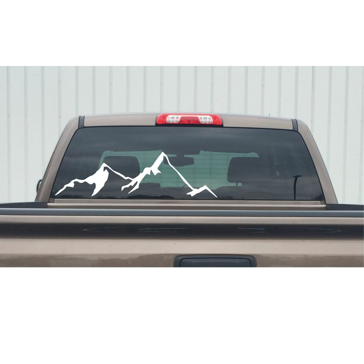 Mountain Window Sticker – Scenic Adventure Vinyl Car Decal 7250
