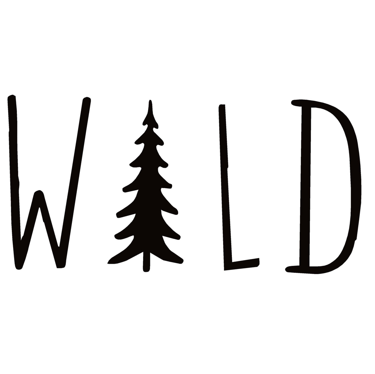 Wild Outdoors Decal – Adventure Quote Vinyl Car Sticker 7286