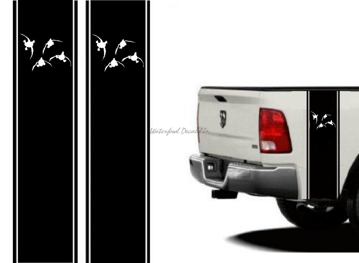 Truck Bed Stripe Decal Kit Truck Bed Trim - 4 Ducks - 7422