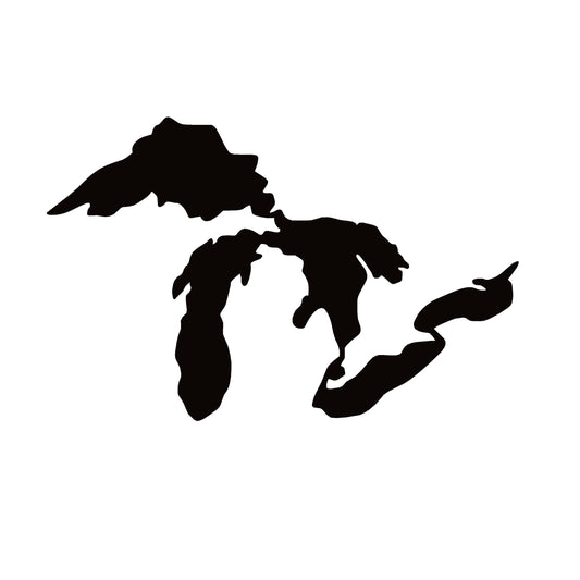 Great Lakes II Window Decal - Great Lakes II Window Sticker - 7493