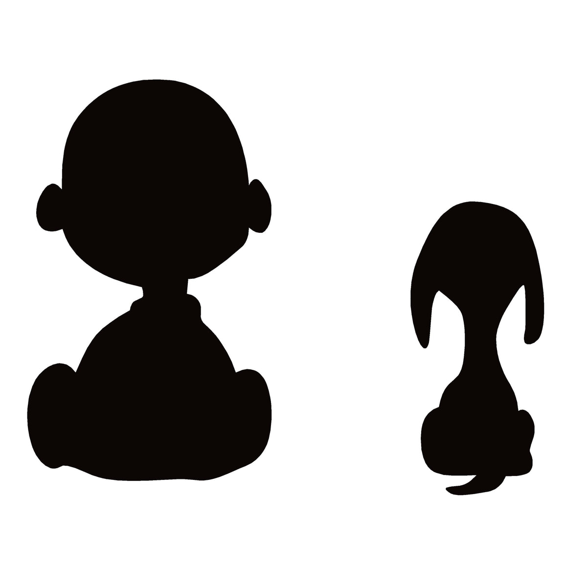 Charlie Brown & Snoopy Window Decal -Charlie Brown & Snoopy Window Sticker - 7513