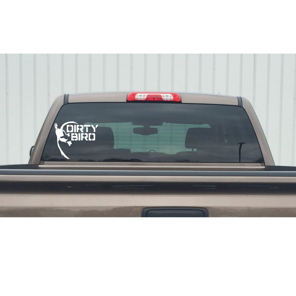 Dirty Bird Duck Window Decal Sticker - 7566