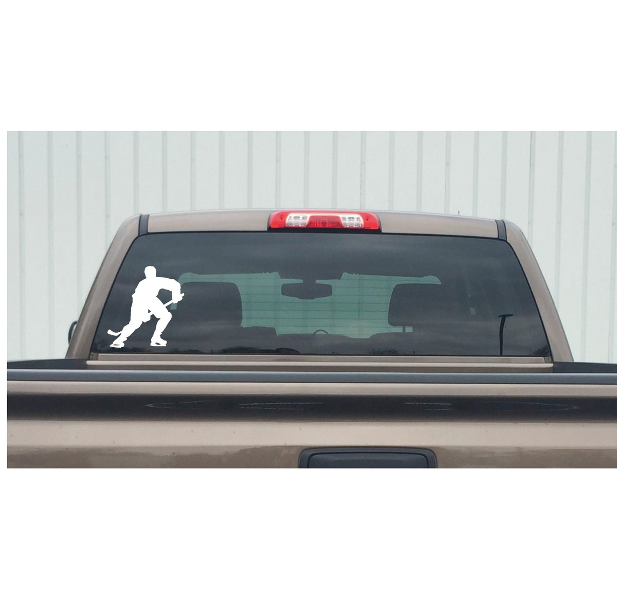 Ice Hockey Player Window Decal Sticker - 7979