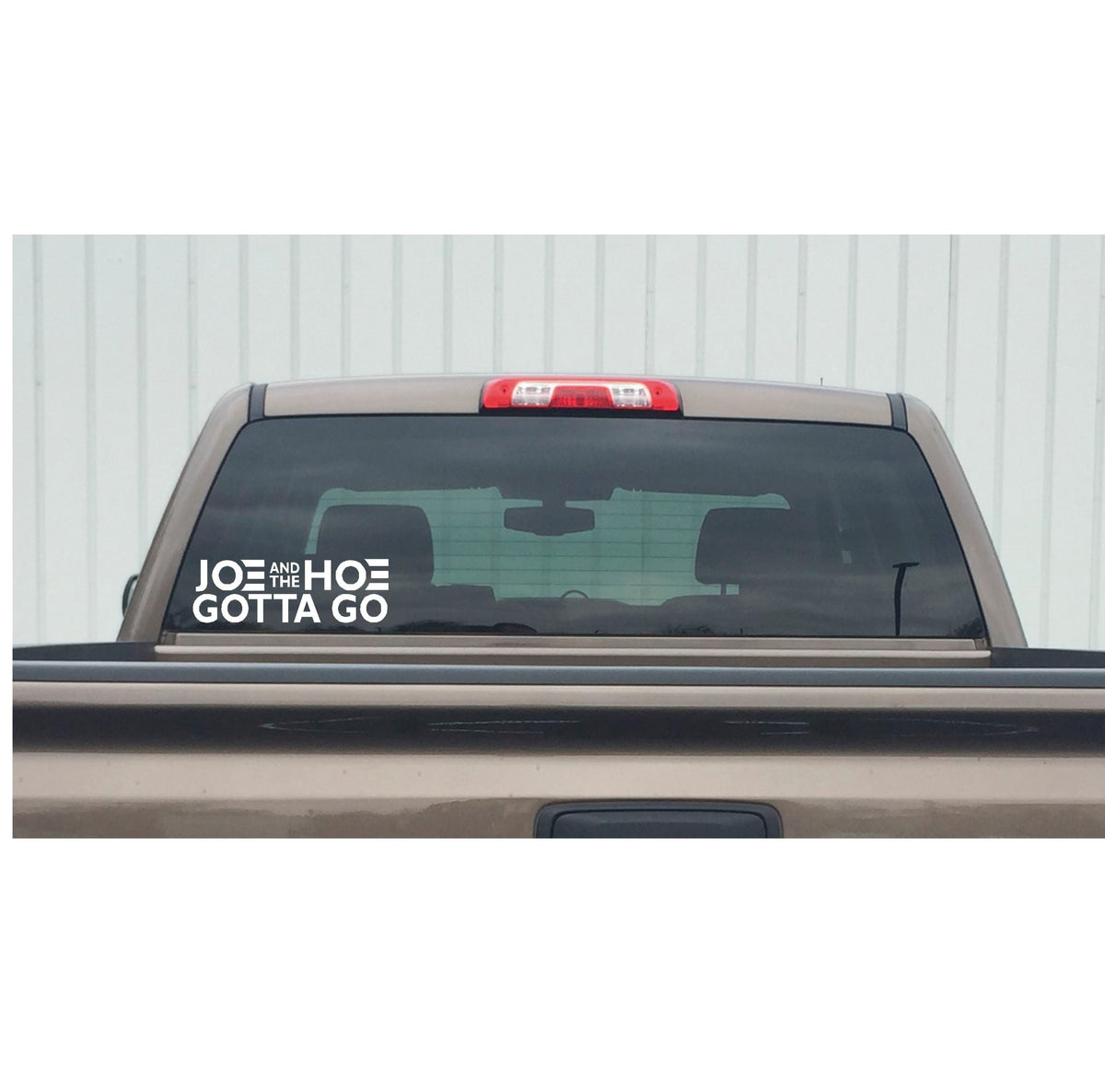 Funny Political Sticker - JOE and the HO GOTTA GO Decal for Cars & More - 7991