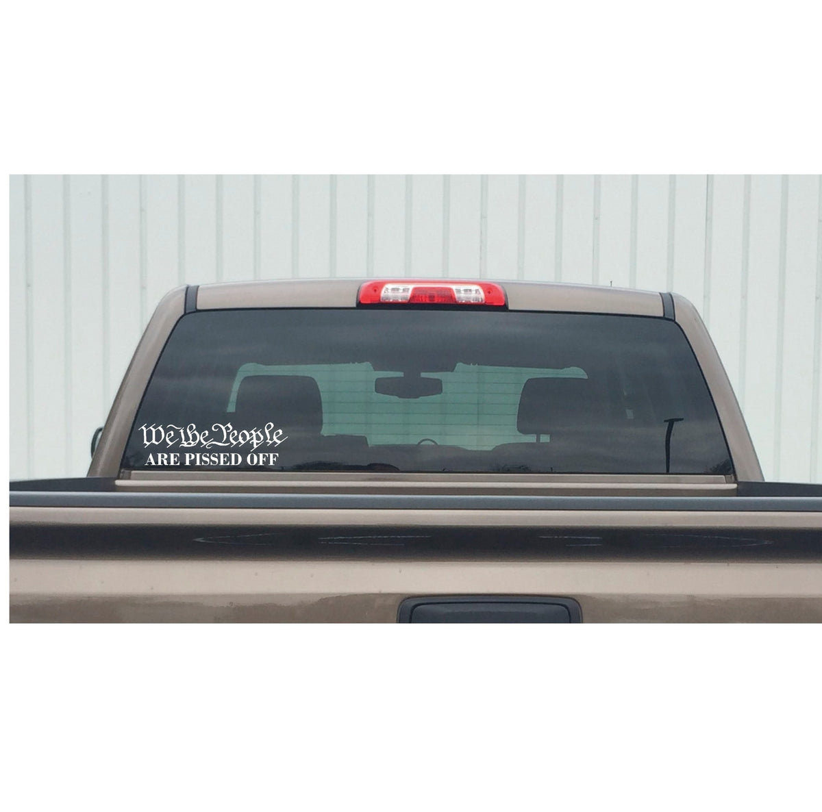 We The People Patriotic Decal – Political Protest Vinyl Sticker for Cars & Windows – 7992