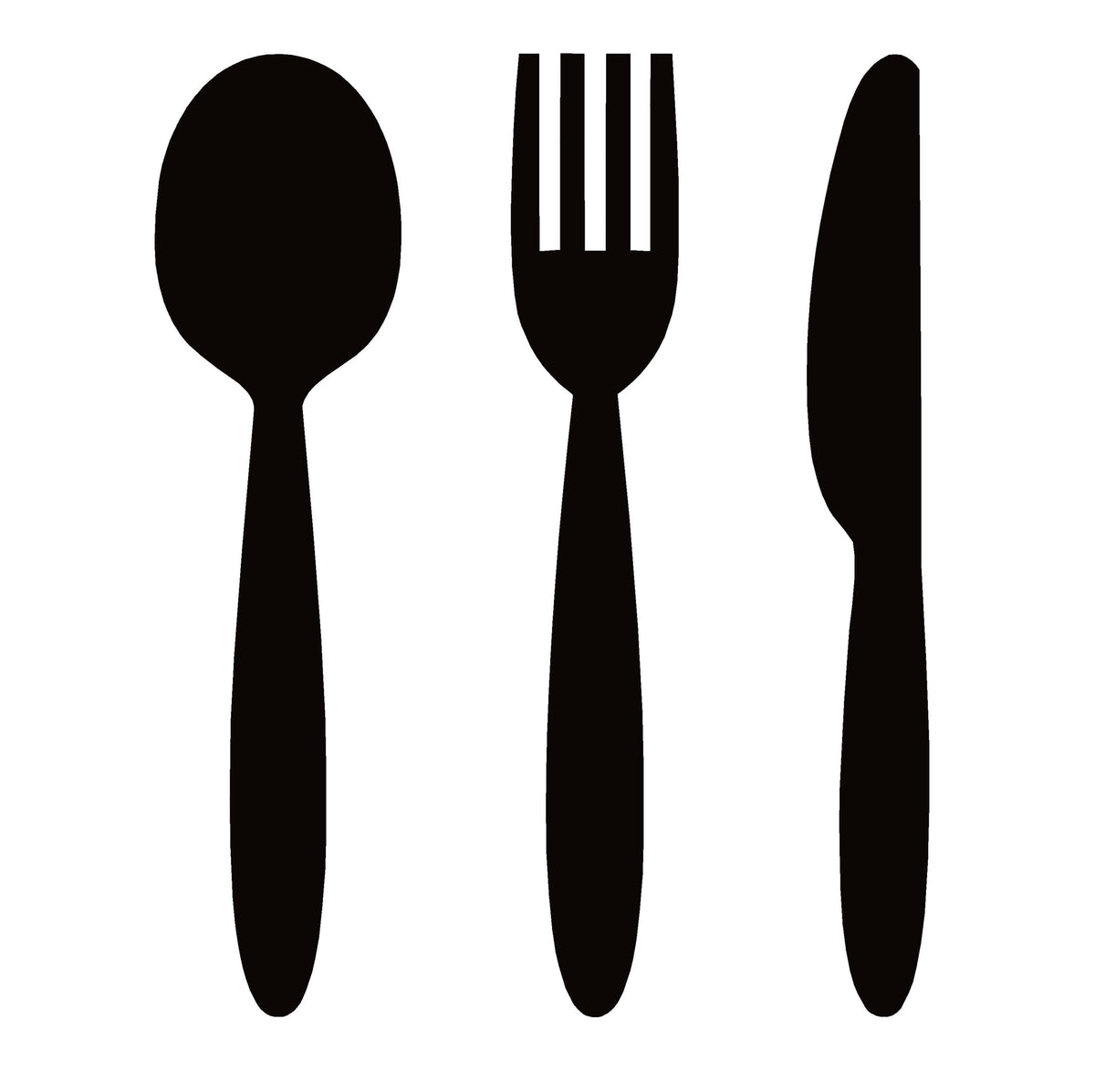 Picnic Utensils Custom Vinyl Decals – Die-Cut Window Sticker for Cars & More - 8014