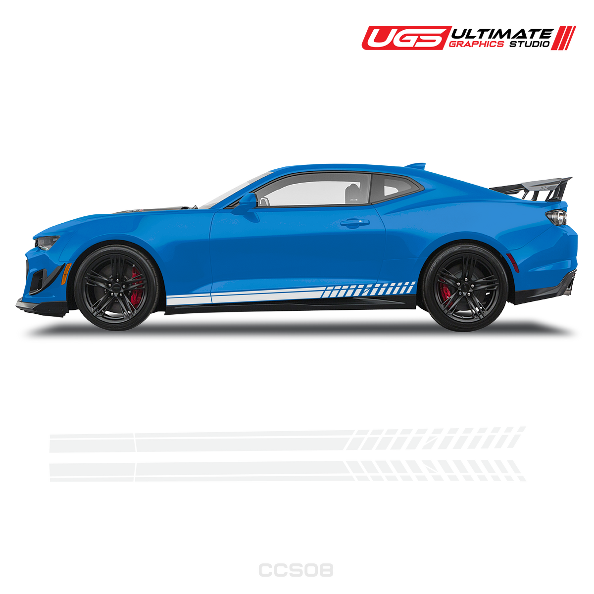 Chevrolet Camaro Side Skirt Graphics