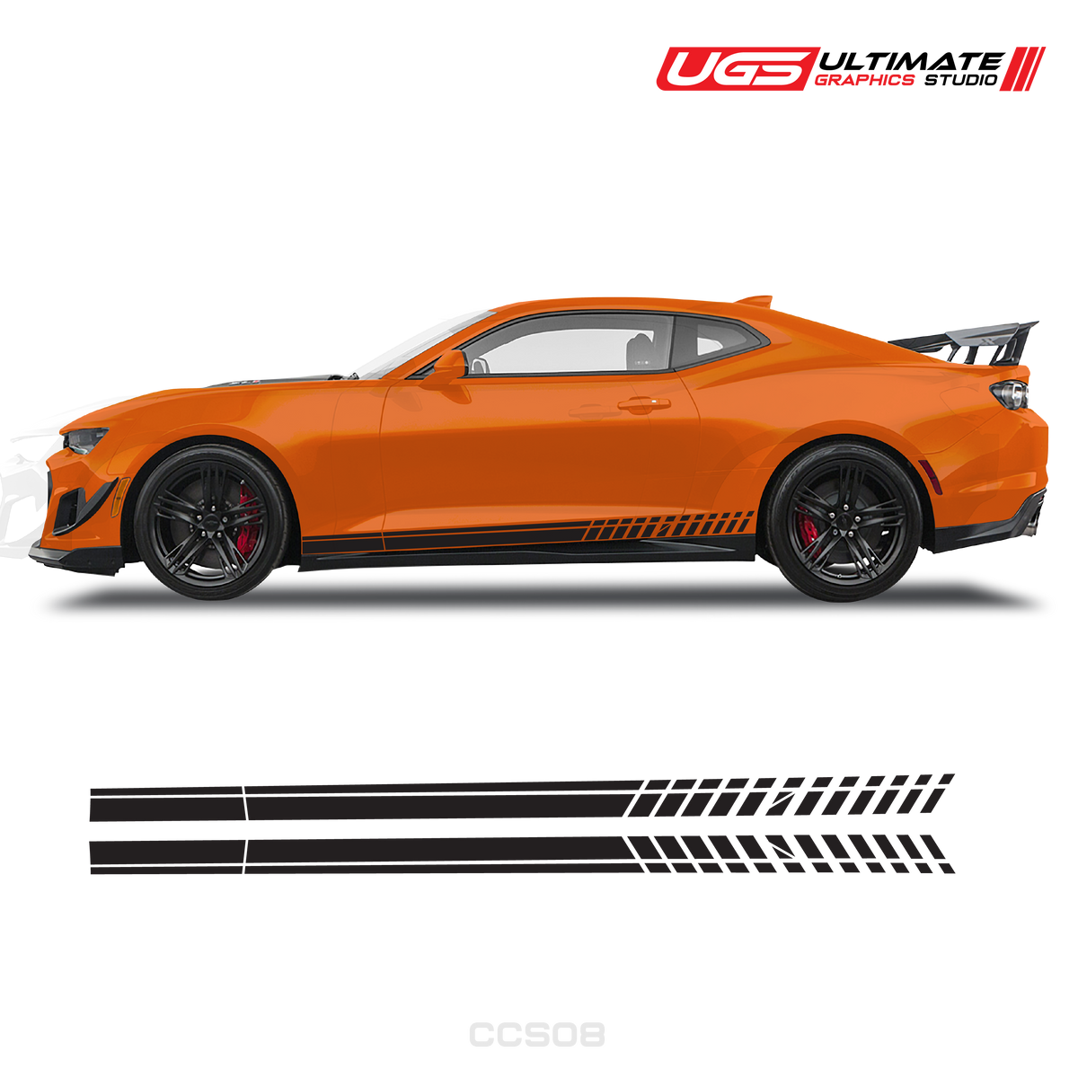 Chevrolet Camaro Side Skirt Graphics