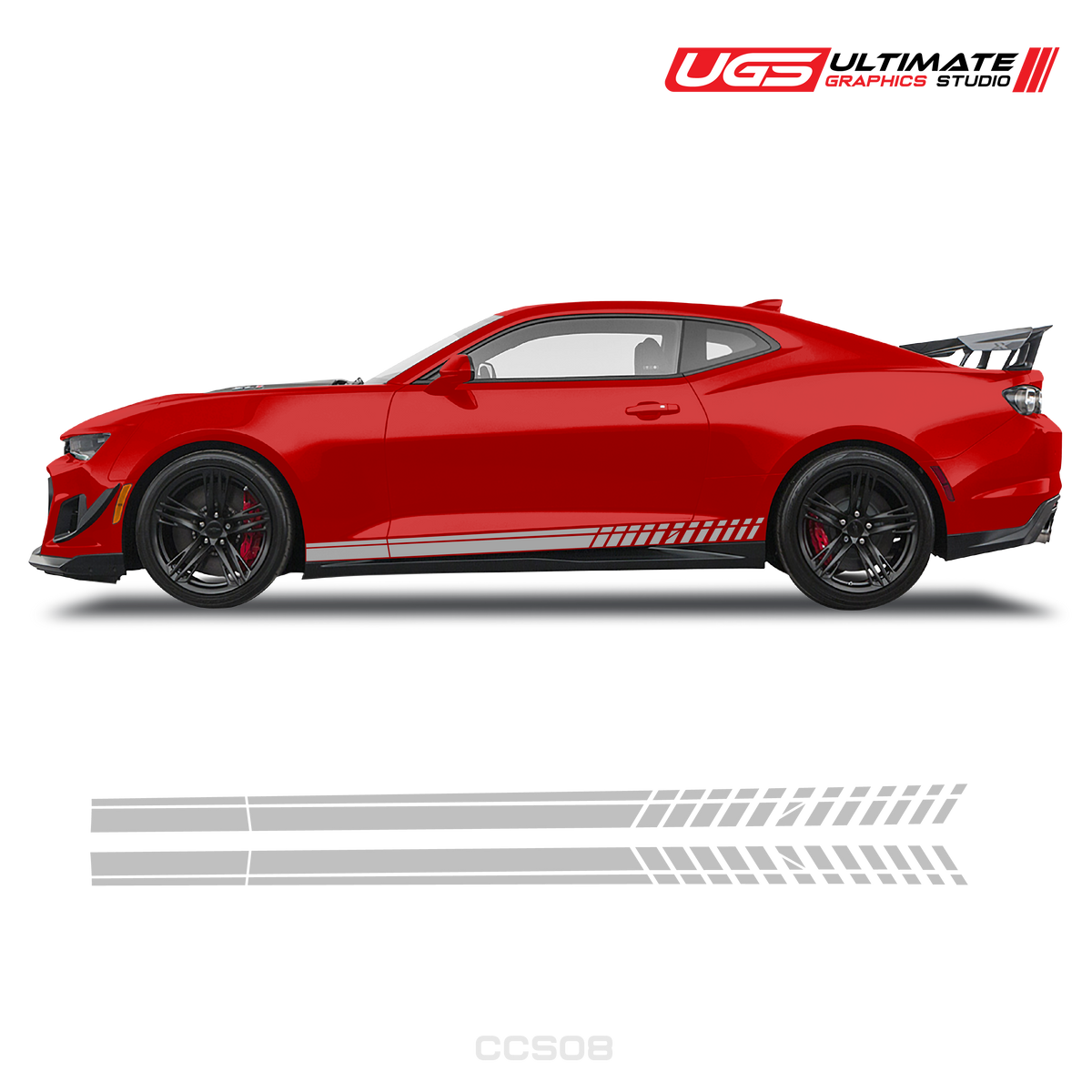 Chevrolet Camaro Side Skirt Graphics
