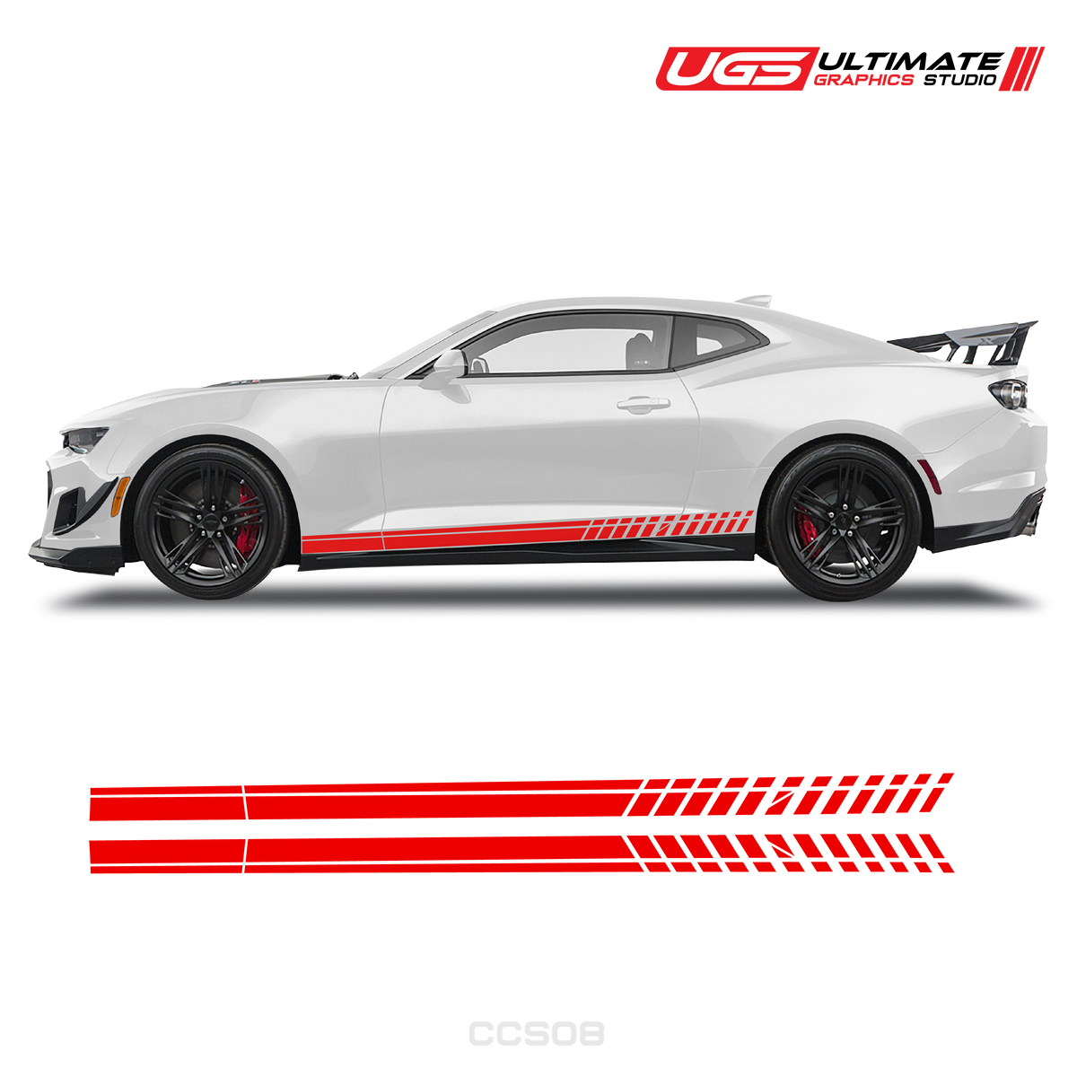 Chevrolet Camaro Side Skirt Graphics