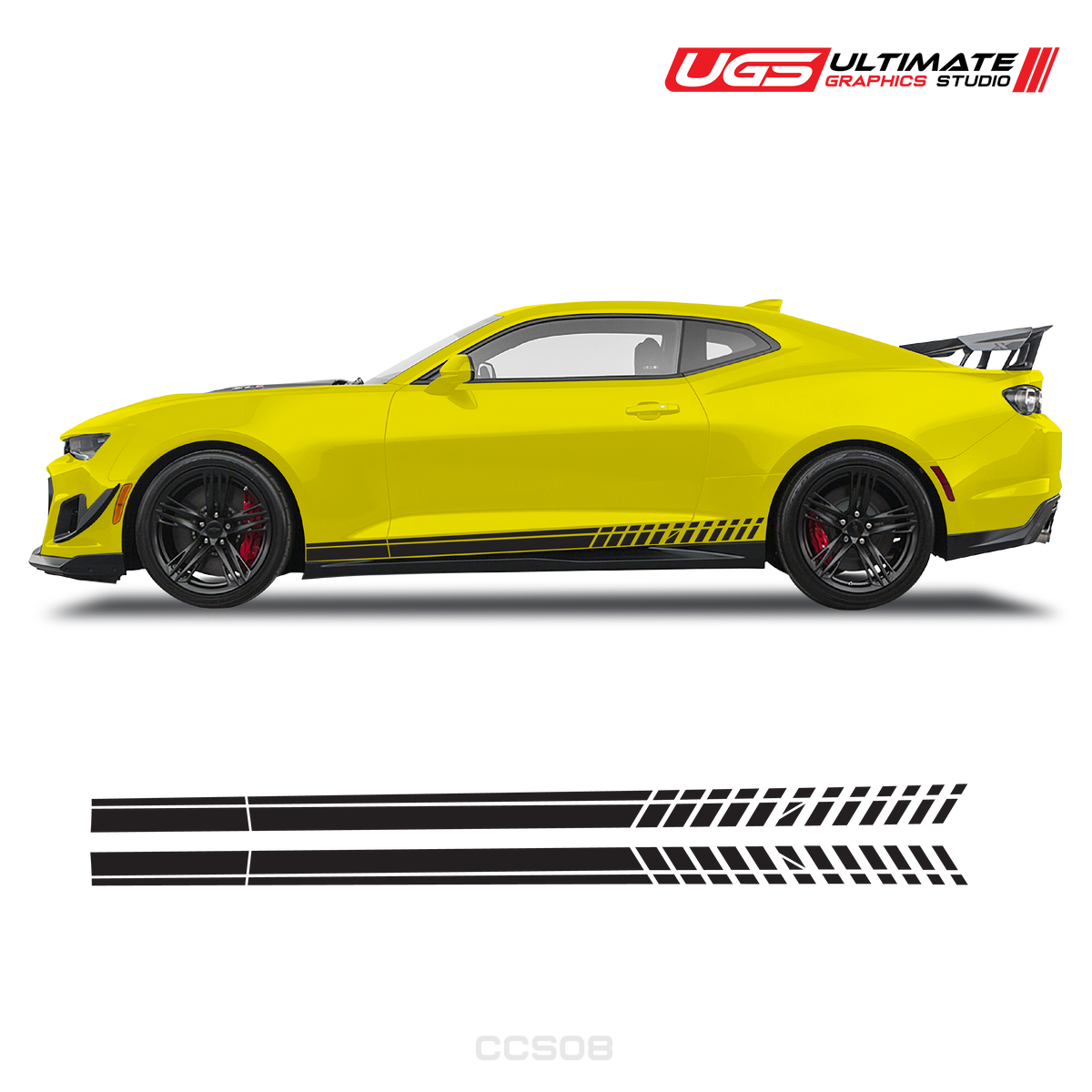 Chevrolet Camaro Side Skirt Graphics