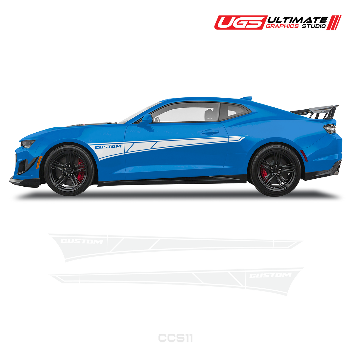 Chevrolet Camaro Side Custom Graphics Stripe