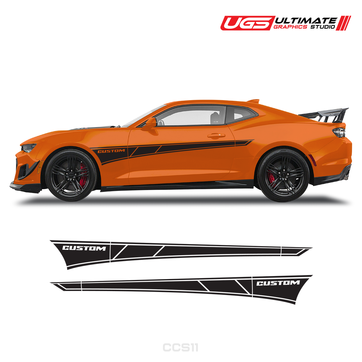 Chevrolet Camaro Side Custom Graphics Stripe