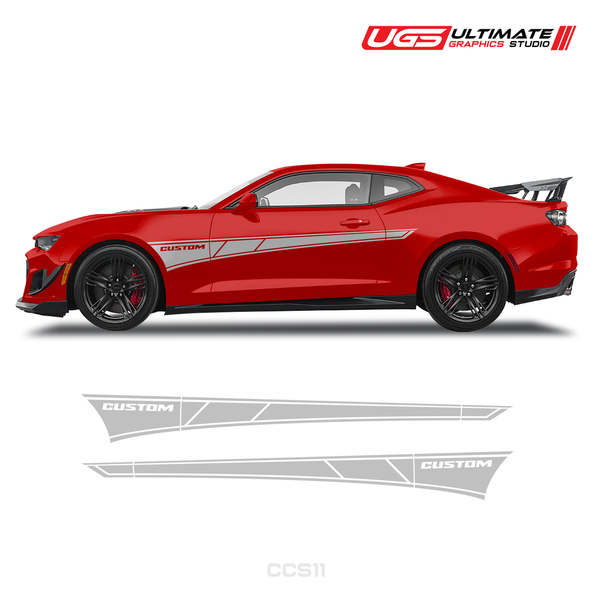 Chevrolet Camaro Side Custom Graphics Stripe