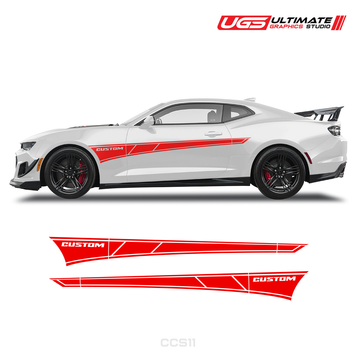Chevrolet Camaro Side Custom Graphics Stripe