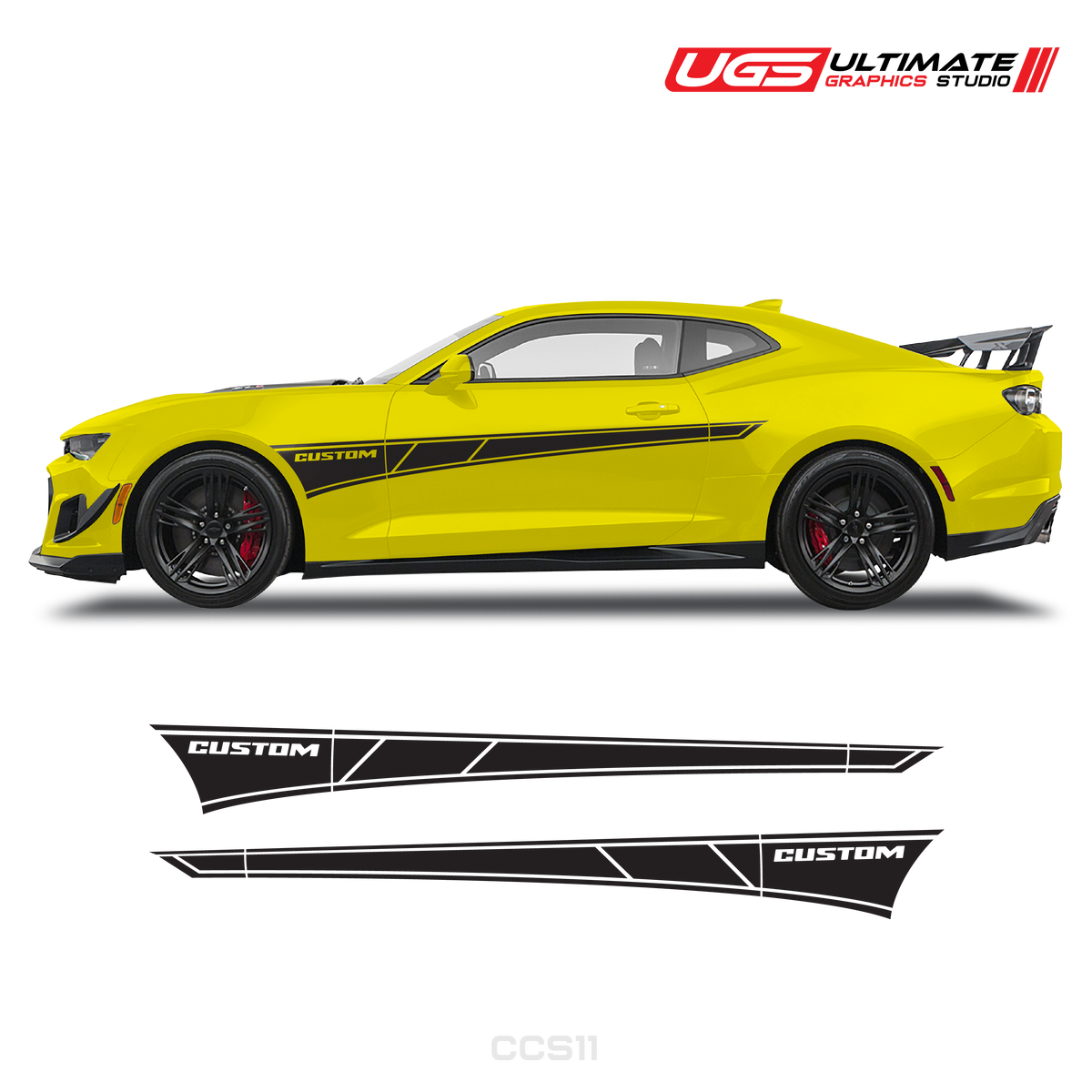 Chevrolet Camaro Side Custom Graphics Stripe