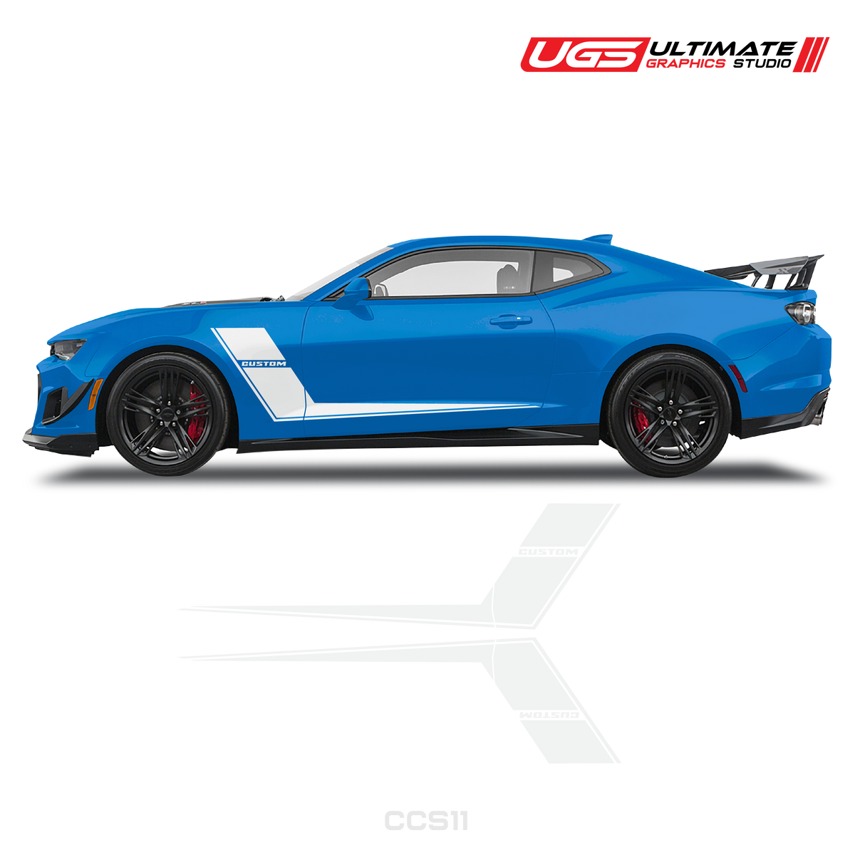 Chevrolet Camaro Side Dual Sprites Graphics Custom Text