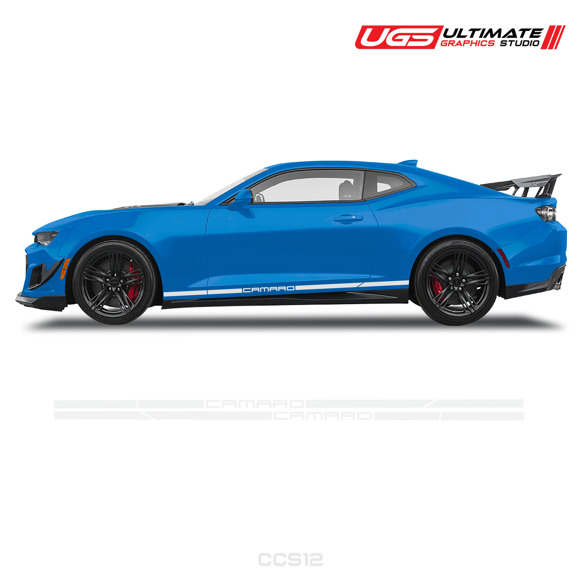 Chevrolet Camaro Double Stripe Graphics 1 Color