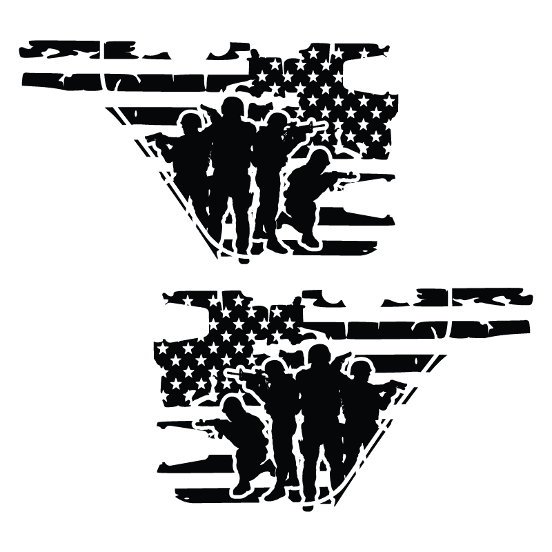 Defend the Flag Side Graphic