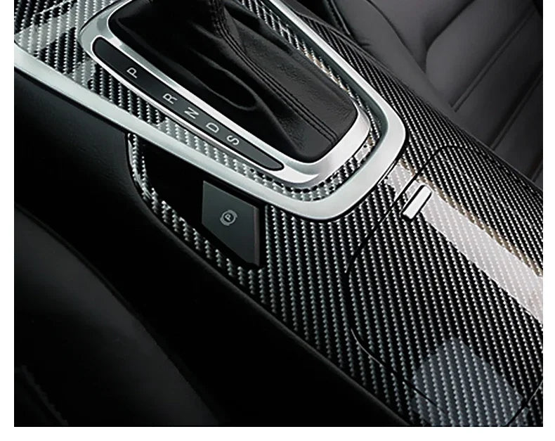 Ultra Glossy Carbon Fiber Vinyl Wrap | Bubble Free Car Sticker Film