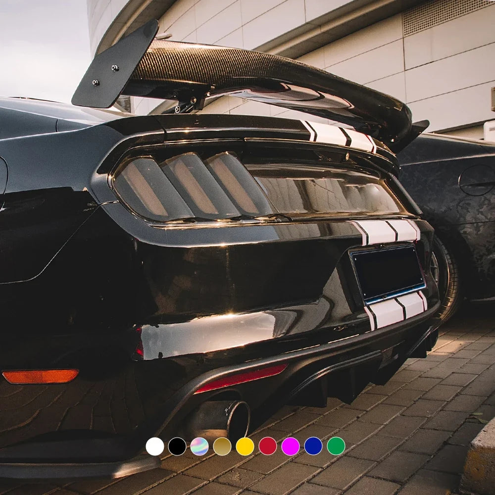 Car Stickers 6pcs Kit | Full Body Vinyl Decals Racing Stripe Design for Roof Hood Door Exterior Car Modification (Multicolor)