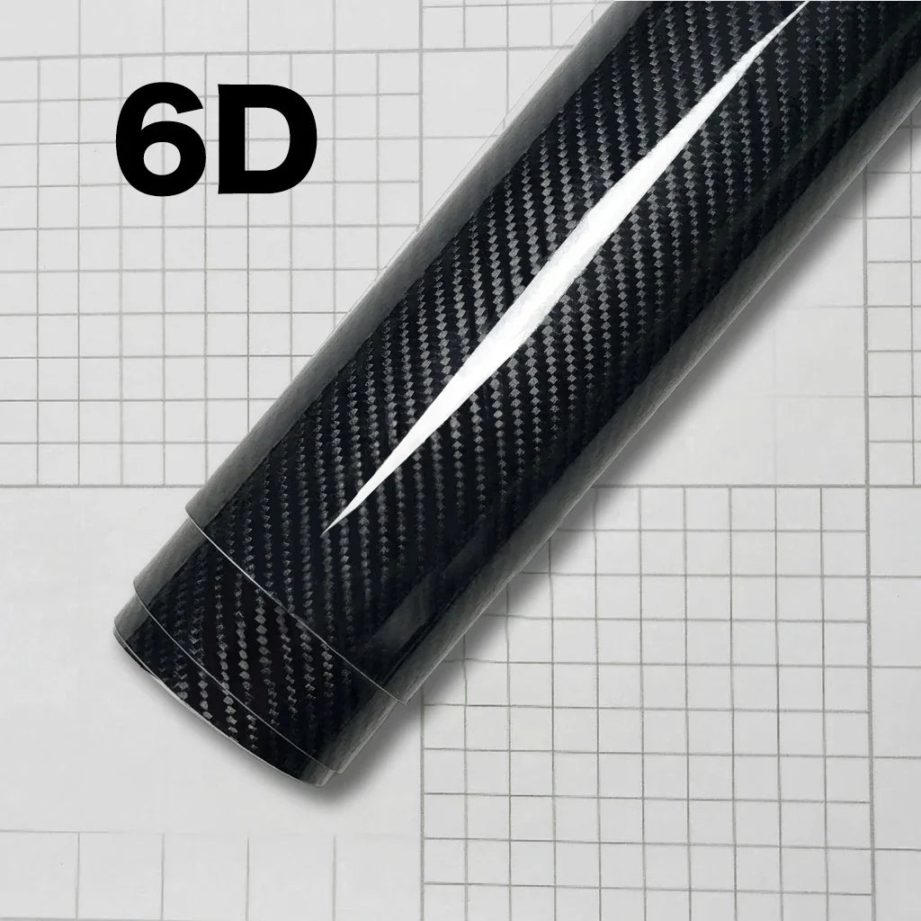 Car Body Vinyl Carbon Fiber Wrap Matte Accessories Glossy Black Sticker 3D 4D 5D 6D Auto Foil Cover Motorcycle Decoration Film