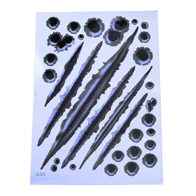 Realistic 3D Bullet Hole Car Decal