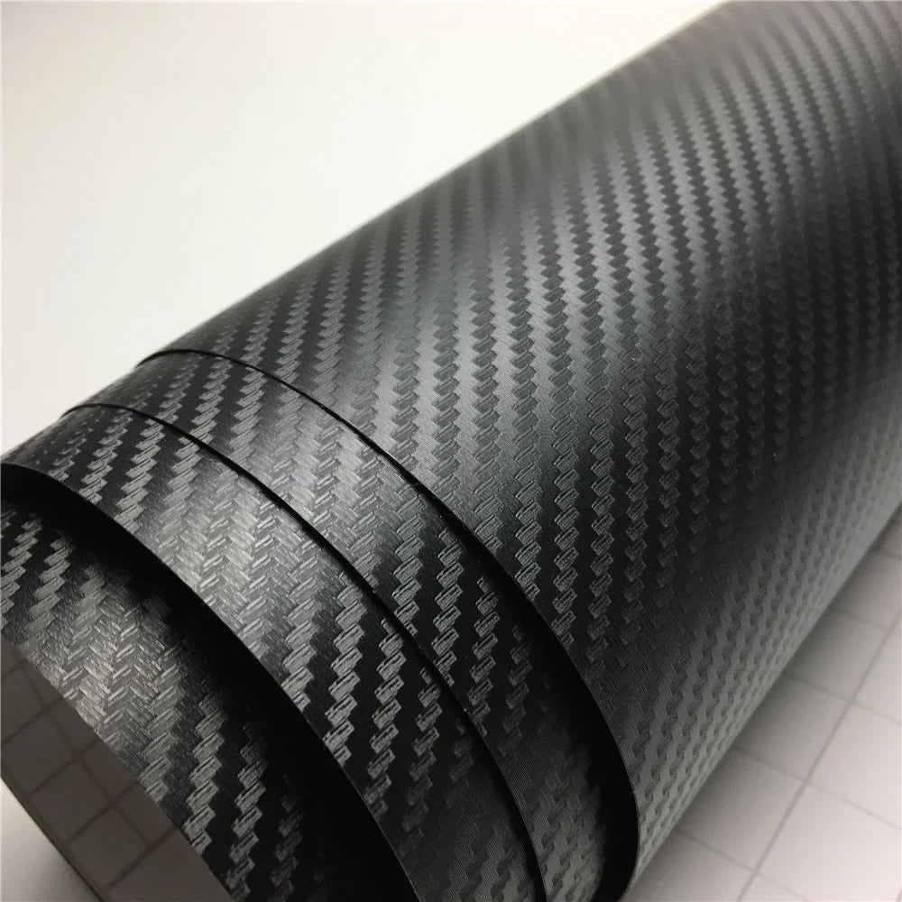 Ultra Glossy Carbon Fiber Vinyl Wrap | Bubble Free Car Sticker Film